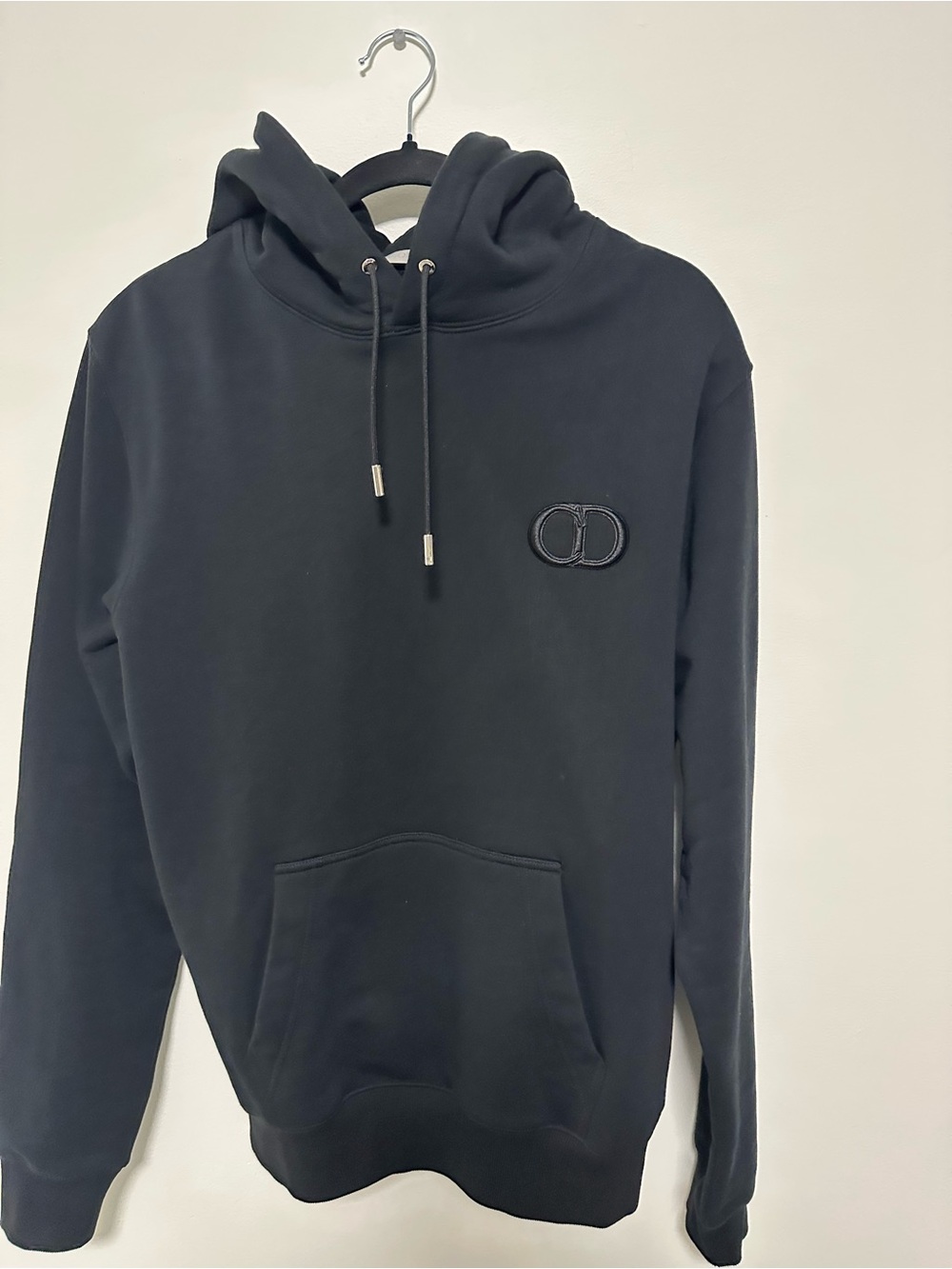 Dior Black Men's Logo Pullover Hoodie